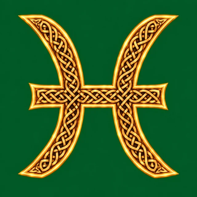 Pisces zodiac symbol