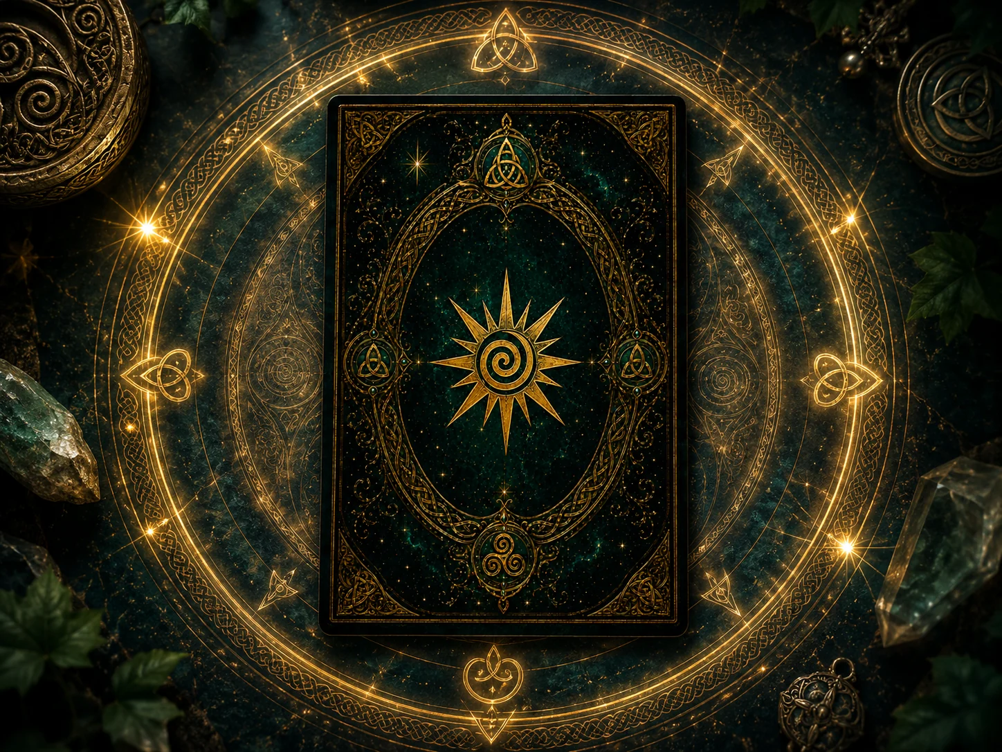 One Star of Danu card waiting for a yes or no question